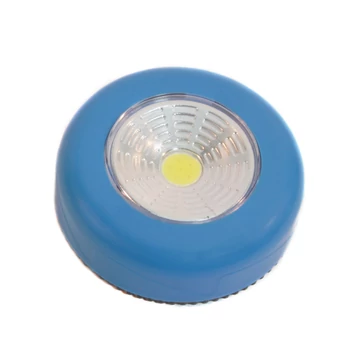 COB LED fali lámpa szekrény világítás - nyomógombos elemes