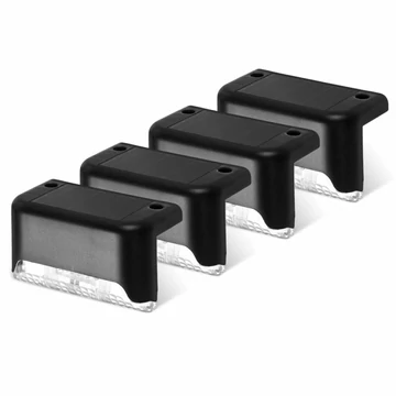 Lépcső lámpa kültéri napelemes LED világítás - 4db barna