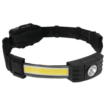 COB LED fejlámpa kerékpáros fejlámpa USB tölthető Extrém fénnyel