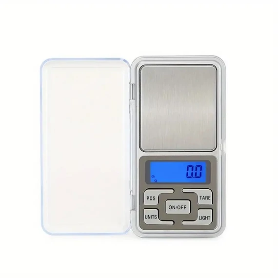 Precíz ékszermérleg, mini mérleg 0-500g