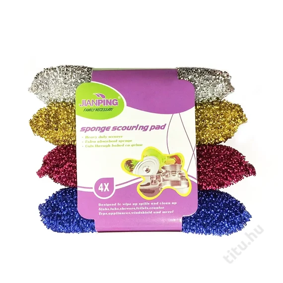 Dörzsis szivacs 4db