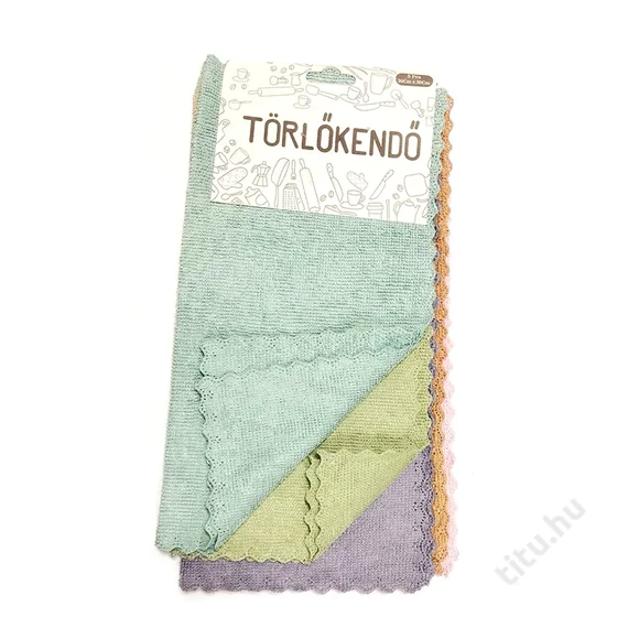 Törlőkendő 30x30cm 5db