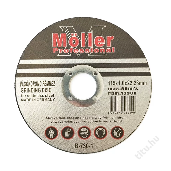 Vágókorong fémhez 115mm