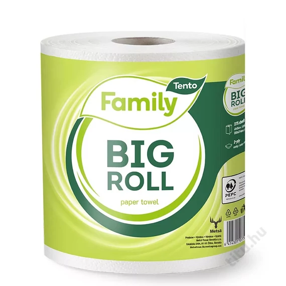 Papírtörlő Tento Big Roll 2 réteg nagy tekercs 