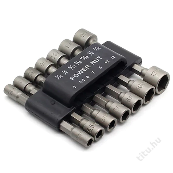 Bitfej készlet dugókulcs készlet - 14db